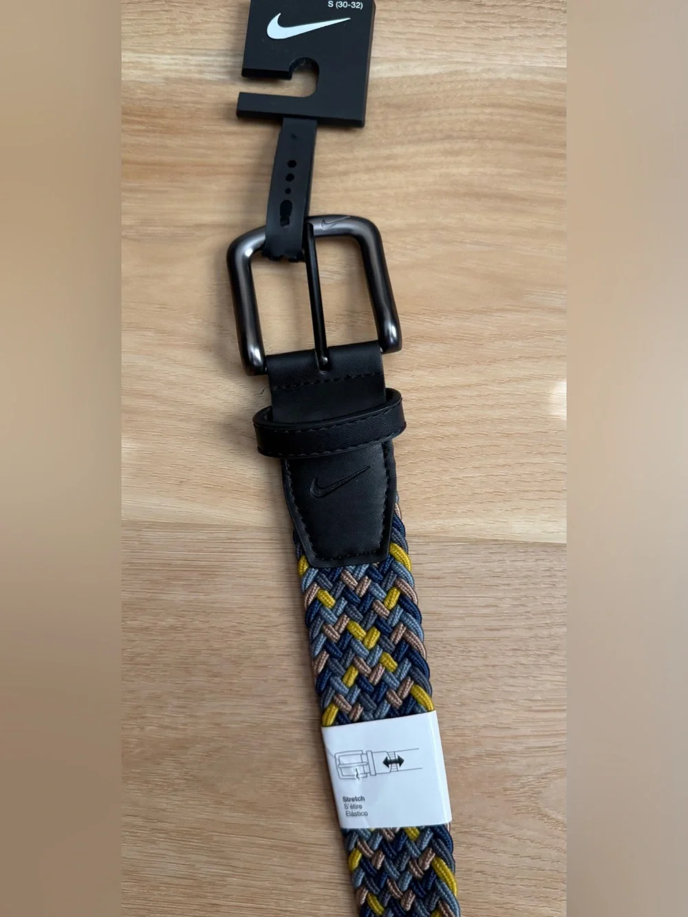 Nike Men's Stretch Woven / Braided Golf Belt - PS5045987A - Size S (30-32) - NWT
